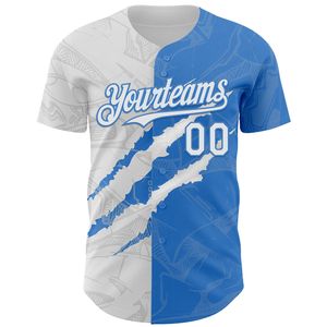 Maillot de baseball personnalisé à manches courtes, entièrement boutonné, respirant, séchage rapide, avec logo frontal, idéal pour l'été - Product Image 2
