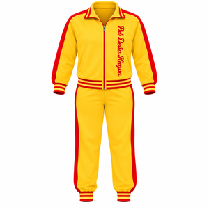 Ensemble de survêtement en polyester pour femme PDK, tenue de sport contemporaine avec veste à coupe décontractée et pantalon de jogging à taille élastique assorti, vêtements décontractés - Product Image 3