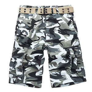 DISCOVER-IMPEX 2026 Shorts cargo camouflage pour hommes, vente en gros, multi-poches, tactiques, décontractés, en coton, pour l'extérieur - Product Image 4