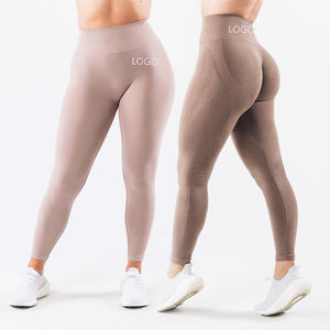 Leggings de fitness et de yoga pour femmes, effet push-up fessier, taille élastique, respirants, sans couture, pour la gym et l'entraînement - Product Image 1
