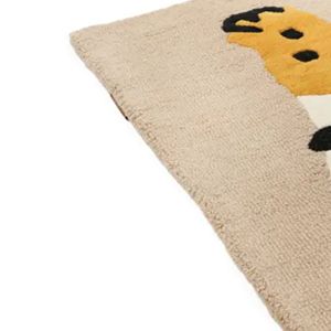 Wholesale Handmade Wool Rug Animal Print Tibetan Design Pet Friendly Non-Slip <b>Cushioned</b> Washable <b>Tufted</b> Living Room Bedrooms - Product Image 5