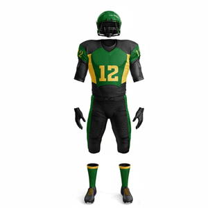 Uniforme de football américain sublimé, maillot et pantalon sur mesure, respirant, séchage rapide, service OEM - Product Image 1