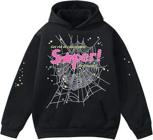 Sweat à capuche Spider pour homme, en polyester teint, à manches longues, doublé, séchage rapide, pour l'hiver - Product Image 1
