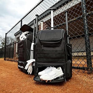 Bolsa de Equipo de Béisbol al por Mayor con Ruedas, Mochila de Poliéster de Gran Capacidad, Compartimento para Bate y Zapatos - Product Image 6
