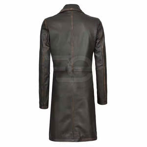 Abrigo Largo de Cuero para Mujer de Alta Calidad, Elegante Abrigo de Invierno con Forro de Poliéster Suave, Personalizado - Product Image 3