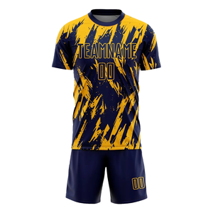 Uniforme de Fútbol Personalizado de Secado Rápido y Transpirable, Conjunto de Camiseta y Pantalones Cortos para Hombres, Mujeres y Jóvenes, para Entrenamiento y Partidos - Product Image 1
