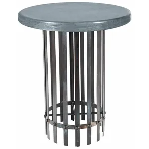 Mesa de Centro Moderna de Metal Dorado Hecha a Mano para Decoración de Hogares de Lujo y Estilo Interior Contemporáneo, Mesa con Hierro Resistente - Product Image 1