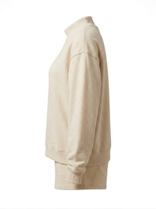 Ensemble de survêtement athlétique pour femmes, sweat-shirt et short en coton molletonné, tenue décontractée pour la salle de sport, ensemble deux pièces, logo personnalisé - Product Image 2