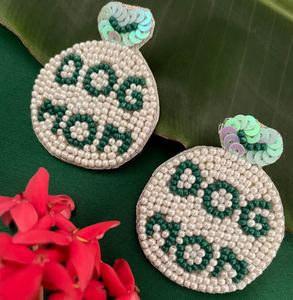 Pendientes de cuentas personalizados, pendientes de cuentas múltiples para mujer, joyería festiva para fiestas al mejor precio, pendientes de cuentas hechos en India - Product Image 1