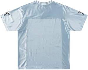 Customise OEM <b>Men</b>’s Breathable Mesh <b>V</b> <b>Neck</b> Number Jersey Lightweight Sports Streetwear Top Wholesale Manufacturer - Product Image 3