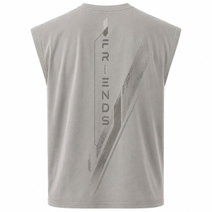 Ropa deportiva para hombre de alta calidad, camiseta sin mangas de secado rápido y transpirable, tejido ligero y ecológico. - Product Image 6