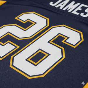 เสื้ออเมริกันฟุตบอลแบบสั่งทำพิเศษ, ผ้าโพลีเอสเตอร์ระบายอากาศได้ดี, รับผลิตแบบ OEM/ODM, โลโก้ทีม, มีไซส์สำหรับเด็ก/ผู้ใหญ่ - Product Image 3