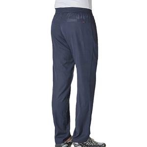 Pantalones elásticos de 4 vías transpirables y absorbentes personalizados, joggers de entrenamiento para hombre, Jogger liso de nailon y LICRA con bolsillo con cremallera - Product Image 3