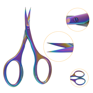 Tijeras para Cutículas Curvas de Acero Inoxidable, Ecológicas, Duraderas, con Hojas Afiladas, para Diestros, Manicura, Stahlmann Pro, Plegables - Product Image 4