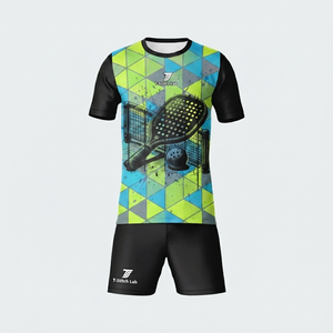 Nuevo Uniforme de Pickleball para Hombre, Transpirable, de Alta Calidad, 100% Poliéster, Secado Rápido, Ligero, Mangas Cortas, Transferencia Térmica - Product Image 5