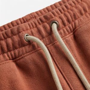 Pantalones Cortos Deportivos Personalizados para Hombre, Estilo Urbano, Ecológicos, de Secado Rápido, con Cierre de Cordón, Dobladillo sin Rematar, Poliéster/Algodón - Product Image 4