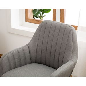 Sillón de Diseño Contemporáneo Tuchico en Tela Gris para Sala de Estar - Product Image 5