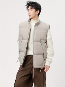Nouvelle Arrivée 2026 – Gilet matelassé sans manches pour homme, en tissu léger, chaud pour l'hiver, style zippé, idéal pour un usage décontracté - Product Image 3