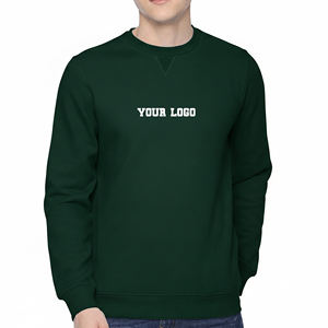 Sweat-shirt décontracté grande taille 100 % coton à col rond, avec logo personnalisé en relief – Nouveauté tendance, pull à capuche et sweat-shirt très prisés - Product Image 4