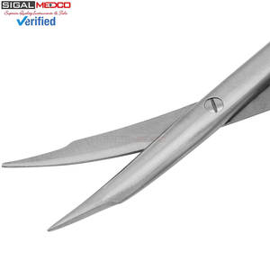 Tijeras de Tenotomía Steven de 4.5 Pulgadas, Acero Inoxidable, Super Afiladas, Carburo de Tungsteno (T/C), Curvas, Quirúrgicas, Manuales, Certificadas por la CE - Product Image 4