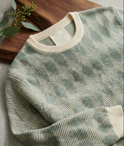 Camiseta de manga larga con cuello redondo y canalé de algodón premium para hombre – Ropa informal suave y cómoda - Product Image 4