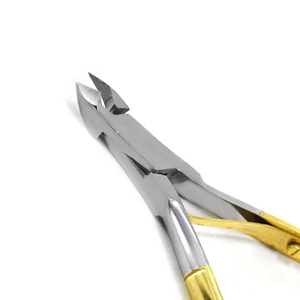 Cortacutículas de Podología Dorado de 10 cm, Cortauñas, Recortador de Uñas, Instrumentos de Quiropodia - Product Image 2