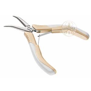 Pince à bijoux à bec micro-courbé, outil de précision de haute qualité pour la fabrication de bagues, la perlage, la réparation électronique, en acier inoxydable - Product Image 6