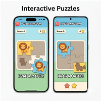Aplicación de Juego Educativo para Niños RoyalCraft: Aprendizaje Divertido y Entretenimiento Seguro para IOS/Android/Linux/MAC Versión Empresarial (Stock)