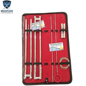 Meilleur ensemble de fétotomes vétérinaires en acier inoxydable, poignées de scie à fil OB, instruments obstétricaux - Product Image 1