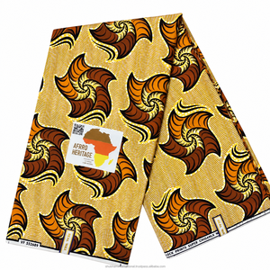 African Ankara Wax Textile Printed Fabric <b>Material</b> for Women Apparel Traditional Dresses <b>Sewing</b> and Design - Product Image 6