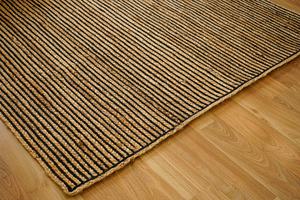Alfombra de Yute Trenzada a Mano con Rayas para Sala de Estar, Dormitorio, Decoración del Hogar, Proveedor Mayorista de India - Product Image 1