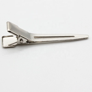 Pinzas de Metal Tipo Pico de Pato para Peluquería, Pinzas de Cocodrilo para Extensiones de Cabello, Acero Inoxidable, Herramientas de Estilismo Profesional - Product Image 2