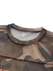 Maillot de football américain camouflage unisexe en mesh, streetwear hip-hop oversize, haut respirant pour le jour du match, chemise OEM - Product Image 3