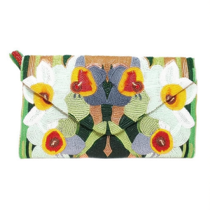 Bolsos de Mano Artesanales de Lujo de la India, Forma de Baguette, Hechos a Mano, con Cuentas de Vidrio Multicolores, Bolsos de Mano Casuales y Duraderos, Bolsos Promocionales - Product Image 2