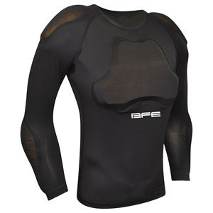 เสื้อเกราะนิรภัยสำหรับขี่มอเตอร์ไซค์คุณภาพสูง สีดำ แขนยาว ผลิตจากโพลีเอสเตอร์ผสมสแปนเด็กซ์ สำหรับมอเตอร์ครอส เหมาะสำหรับทุกเพศ - Product Image 3