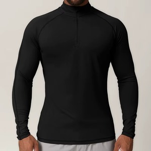 Custom Fitness Gym Apparel Manufacturer Compression Performance Shirt Stretch <b>Polyester</b> Spandex Screen Print Private Label Bulk - Product Image 4