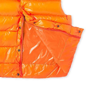 Chaleco acolchado de invierno sin mangas con capucha, 100% poliéster, cómodo, brillante, nuevo, para hombre, con cierre de cremallera. - Product Image 6