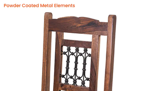 Solid <b>Wood</b> <b>Dining</b> <b>Table</b> Set 4-Seater Traditional Vintage Carved <b>Wood</b> <b>Table</b> with <b>Rustic</b> Chairs Antique Style Classic Furniture - Product Image 5