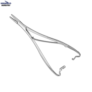 Porte-aiguille manuel modifié MATHIEU 17 cm Argent 30 positions de mâchoires Classe I Certifié CE - Product Image 1