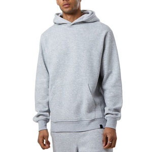 Sweat à capuche ajusté pour hommes taille régulière dernière vente en gros logo personnalisé sweat à capuche unisexe en coton surdimensionné manches longues pull uni vierge - Product Image 3