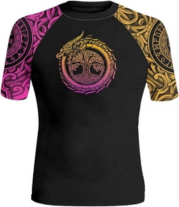 Rashguard de BJJ Sin Gi para MMA y Grappling, Sublimado, de Poliéster y Spandex, Manga Larga, Transpirable, de Secado Rápido y Ecológico - Product Image 2