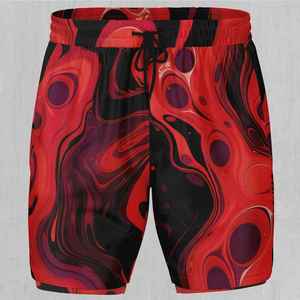 Pantalones Cortos Deportivos para Hombre con Estampado de Color Sólido, Logotipo Bordado Personalizado, Transpirables - Product Image 1