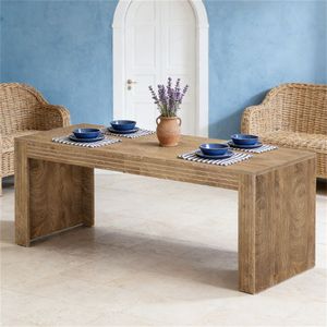 Grande Tavolo da Cucina in Legno Stile Fattoria per Sala da Pranzo, Design Elegante - Product Image 4