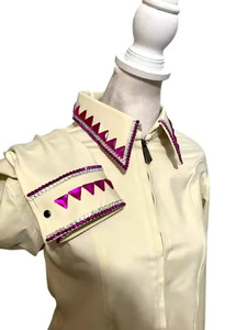 Chemise de compétition Western Rodeo tendance pour la pratique de la danse western, de la course aux barils et des spectacles équestres - Product Image 1