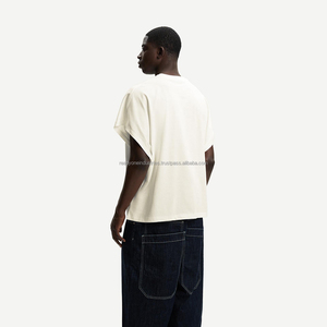 Camiseta de gran tamaño suave para hombre de peso pesado Camiseta corta y pesada de gran tamaño Unisex - Product Image 4