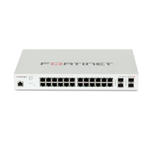 FS-224E-POE FortiSwitch 24-Port Gigabit Full-Duplex Managed PoE <b>Network</b> <b>Switch</b> with 10/100/1000Mbps Transmission - Product Image 2