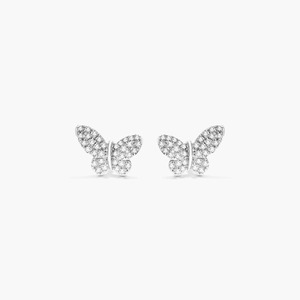 Luxury 925 Sterling Silver Diamond Stud <b>Earrings</b> Cut Shiny Sparkle Flower Shape <b>Fine</b> Jewelry Elegant Wedding Gift Unisex - Product Image 1