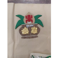 Bouquet de fleurs en jute fait main, tissu teinté, décoration d'intérieur unique, centre de table de mariage, cadeau décoratif écologique, accent rustique, Inde