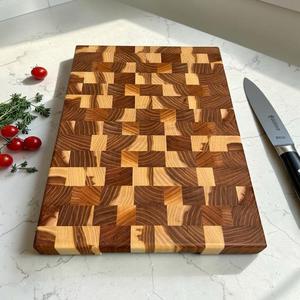 Planche à découper en bois d'acacia de qualité supérieure, épaisse, résistante au lave-vaisselle, pour la viande, les légumes, les fruits, le fromage et l'utilisation en cuisine - Product Image 1