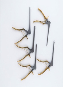 Juego de Kerrison Rongeurs de 5 Piezas, 7 Up-Biting 45 °   Instrumentos Quirúrgicos Ortopédicos con Mango Dorado de 1–5 mm - Product Image 4